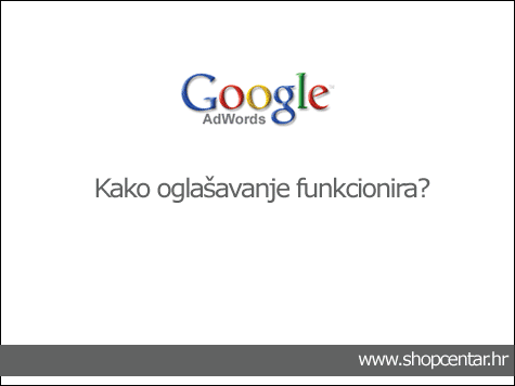 Kako biti prvi na googleu?